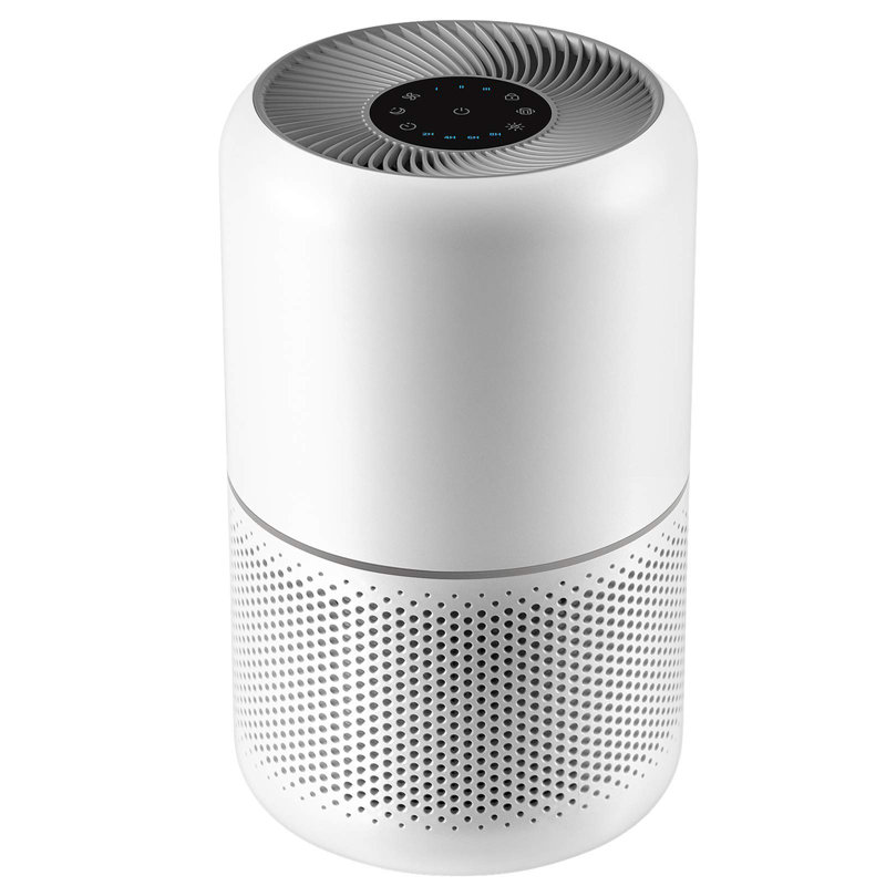 Air Purifier for Home Allergies Pets Hair in Bedroom, Covers Up to 1095 ft by 56W High Torque Motor, 3-in-1 Filter with HEPA Sleep Mode, Remove Dust Smoke Pollutants Odor, Core300-P