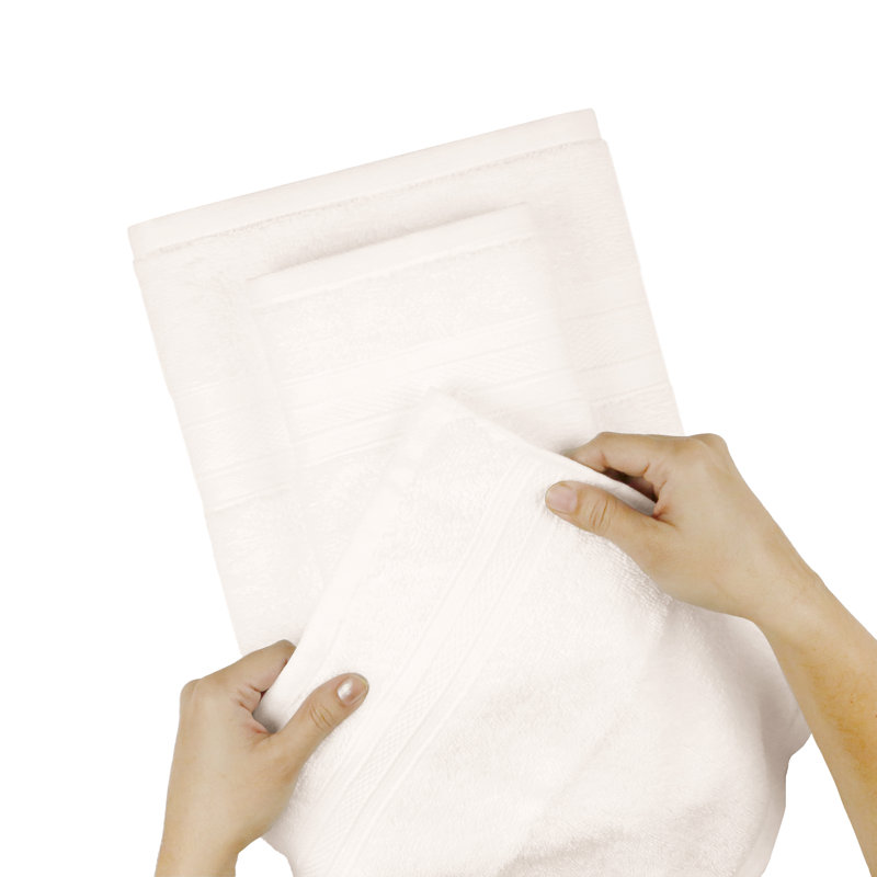 Linen Off-White Cotton 3-Piece Towel Set