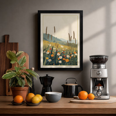 Meadow in Bloom Botanical - Framed Print
