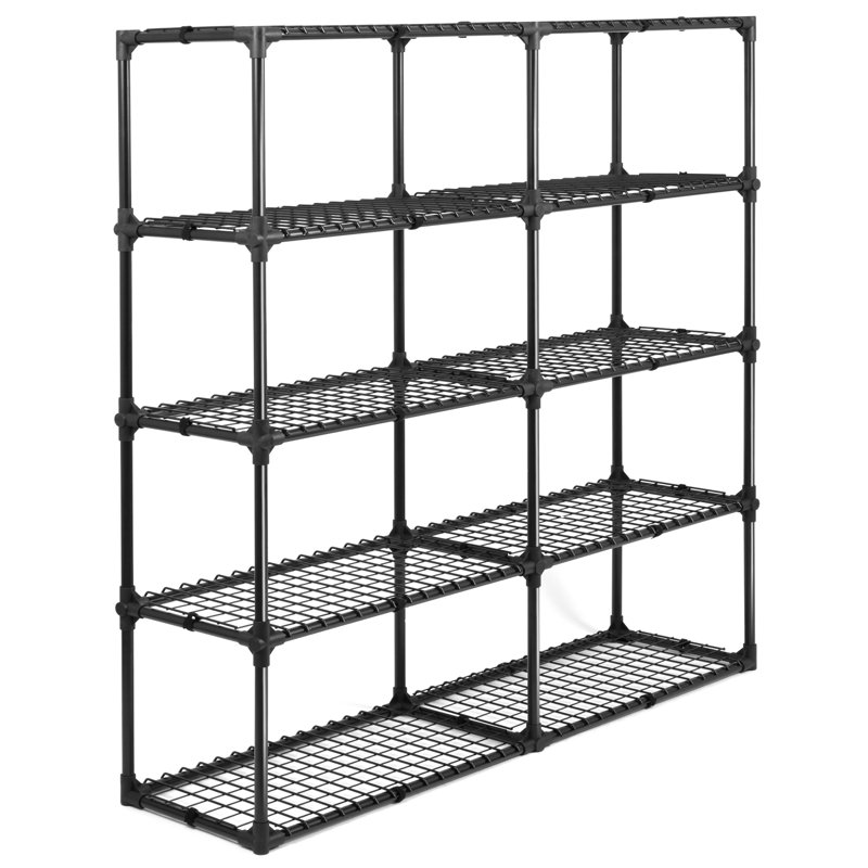 5-SHELF WIRE RACK WITH COVER (2PACK)