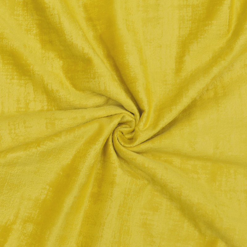 Textured Velvet Throw Pillow Cover, Sulphur