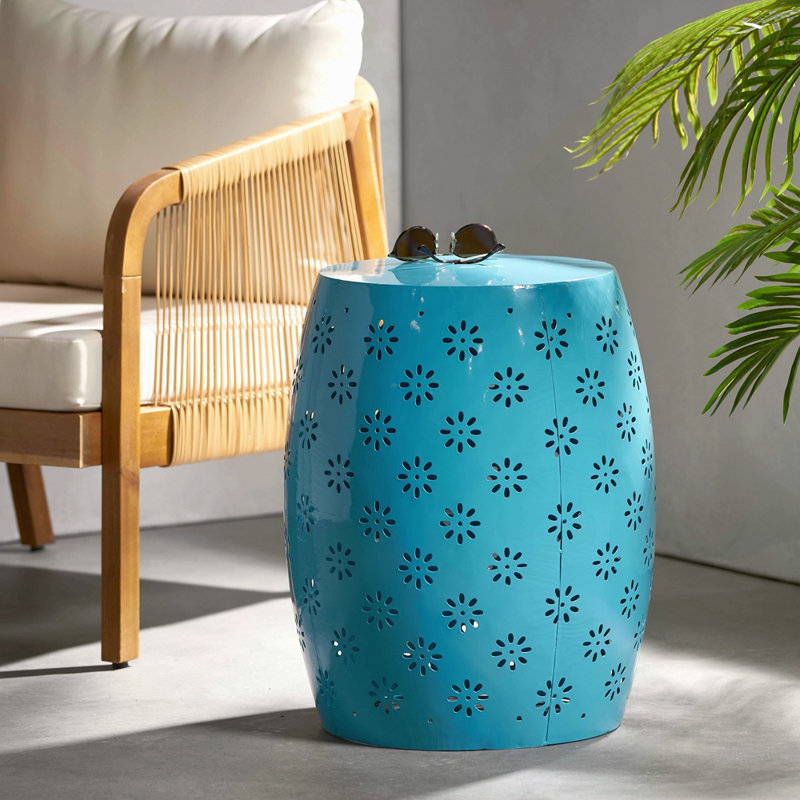 TABLE D'APPOINT 15 po SOLEIL - BLEU