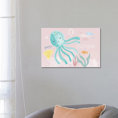 Everyday Under The Sea II by Lisa Barlow - Wrapped Canvas Print