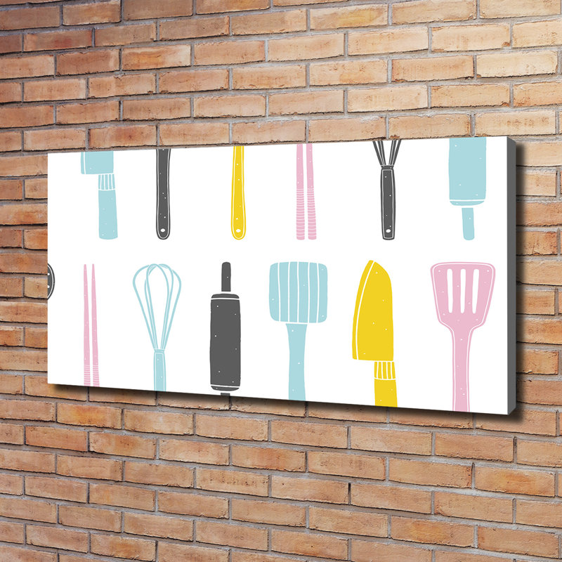 Kitchen Tools - Wrapped Canvas Print