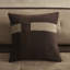 Literie marron King - Couette 7 pièces en imitation suède avec rembourrage, au design élégant