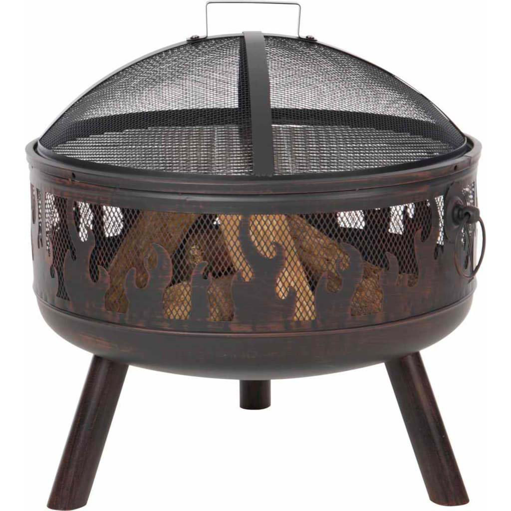 Losurdo 61Cm H x 61Cm W Steel Wood Burning Outdoor Fire Pit