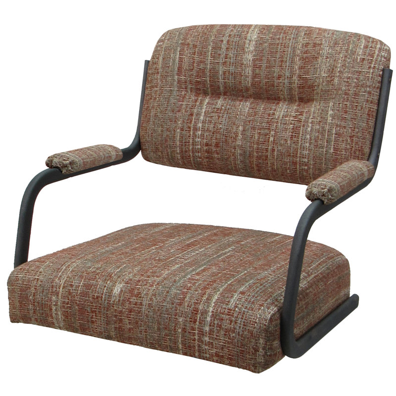 Tabouret de bar pivotant 30 po Jomiah, Rouge, Gris