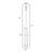 Shilin 4 - Light Brushed Nickel Cluster Pendant