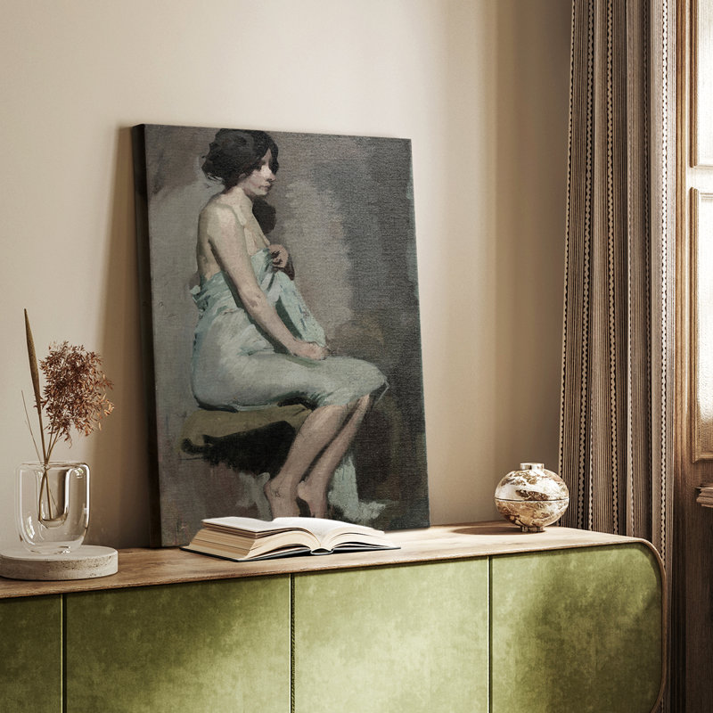 Impression de portrait rétro XLVI - galerie Cavas, H 60 po x l 40 po