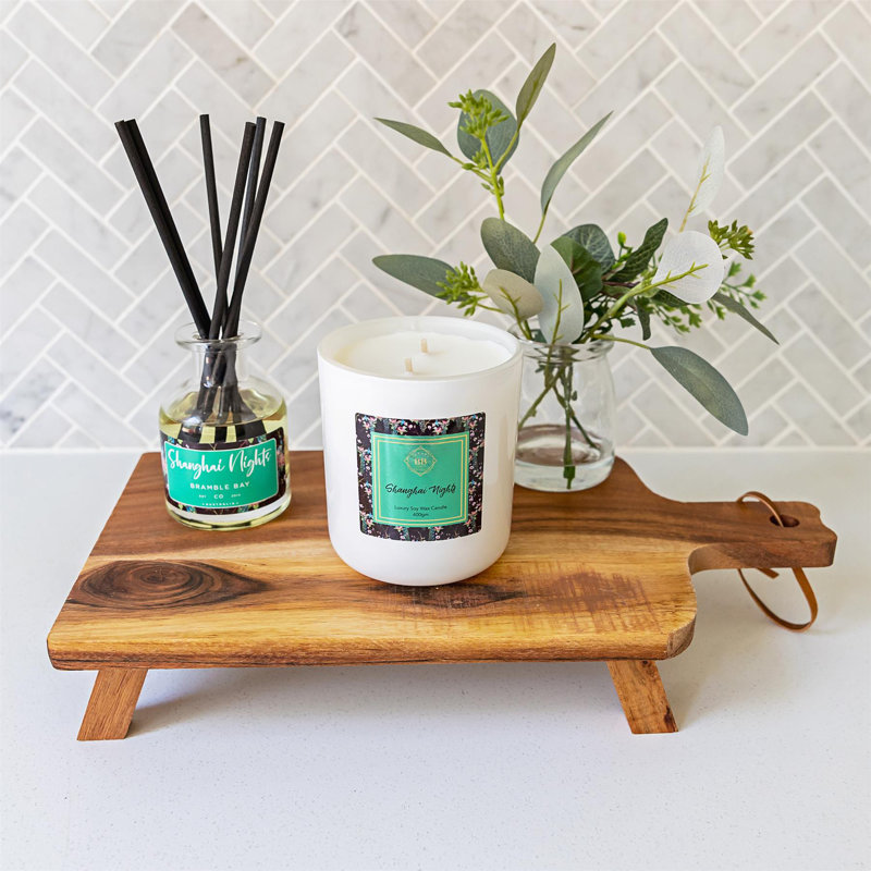Botanical Soy Wax Scented Candle - 400g - Shanghai Nights