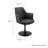 Lippa Vegan Leather Swivel Dining Armchair-105239693-105239694