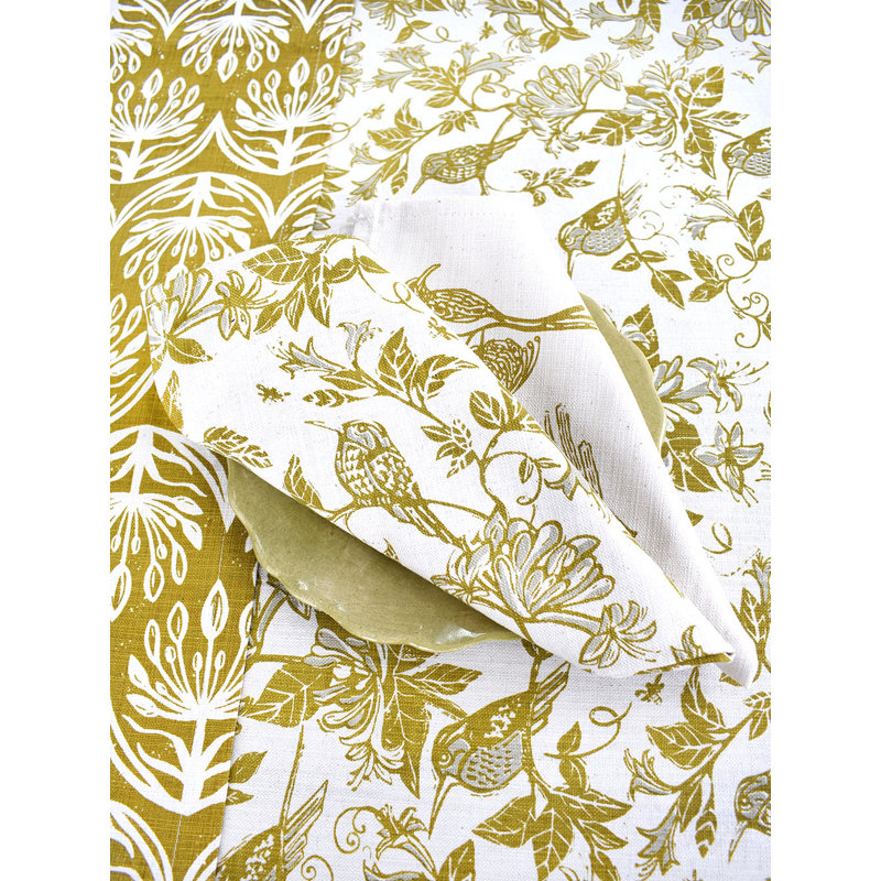 Ensemble de 4 serviettes French Home - Chartreuse French Home, Chartreuse