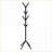 Coat Racks, 70"H Free Standing Modern Industrial Metal with 8 Hooks | Black | Metal