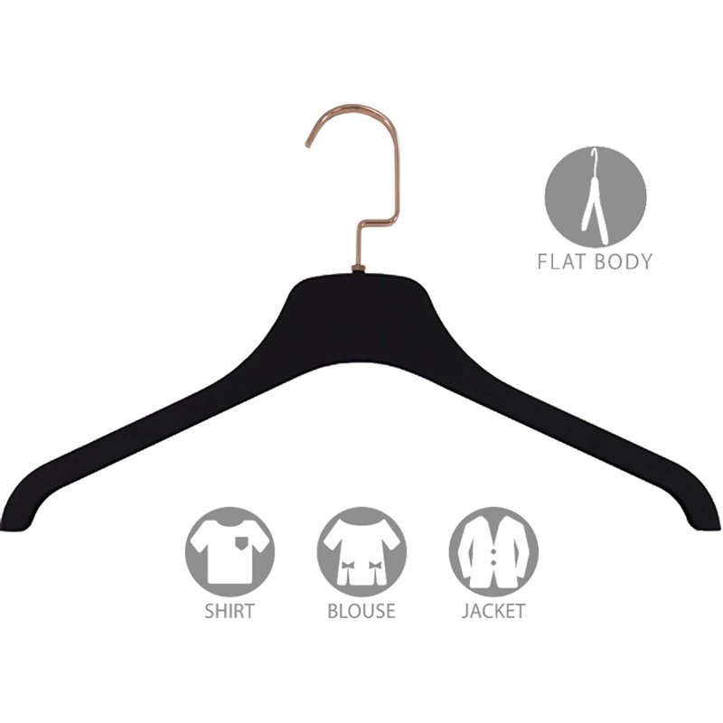 Support supérieur en plastique noir doux et luxueux, 50