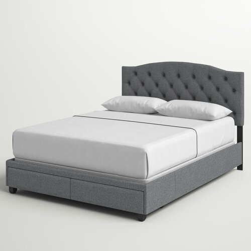 Three Posts™ Krick Upholstered Storage Bed & Reviews | Wayfair