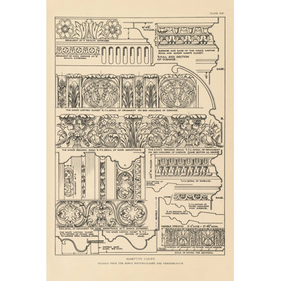 Reproduction d'art sur toile tendue, "English Renaissance XI" par Wild Apple Portfolio