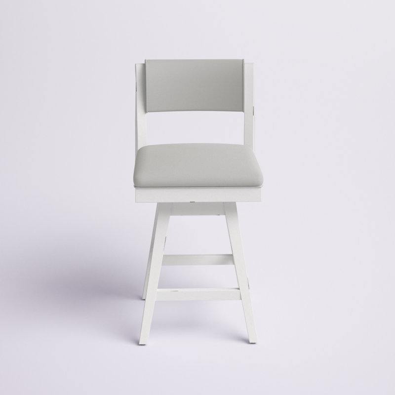 Authement Swivel Upholstered Counter Stool, Counter Stool (25" Seat Height)