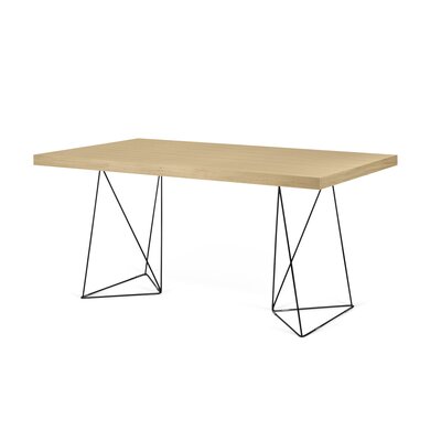 Reia 63"" Table with Trestles -  Ivy Bronx, 9500613760