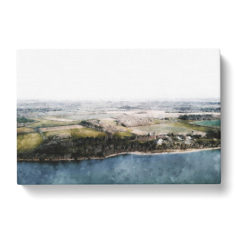 Lepe Beach In Southampton - Wrapped Canvas, 40cm H x 60cm W x 3cm D