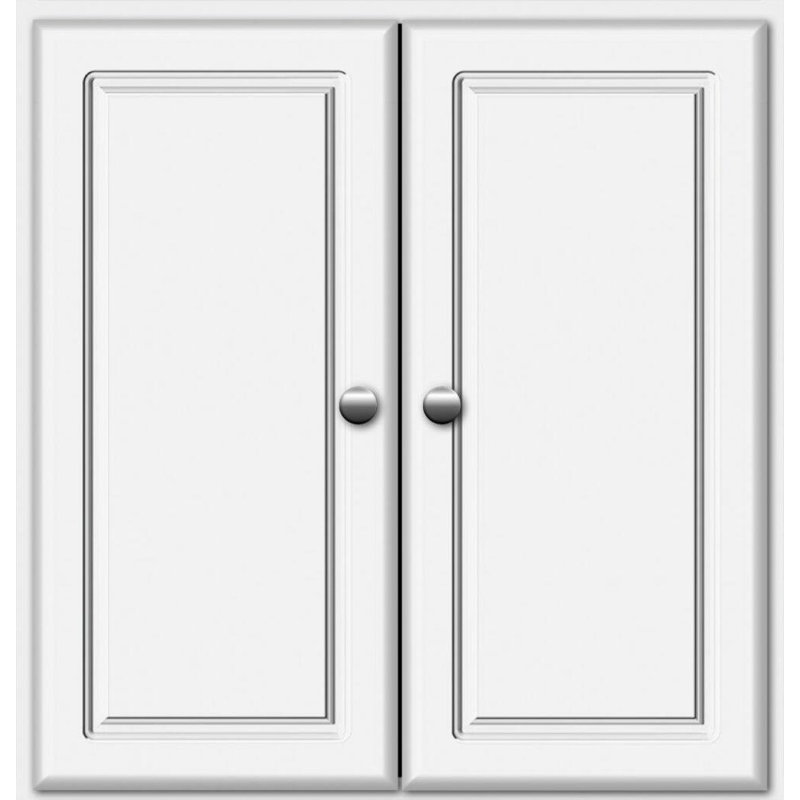Simplicity Bathroom Cabinet, Satin White