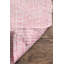 Tapis d'intérieur / extérieur rose tressé à la main Evaristo-89952455