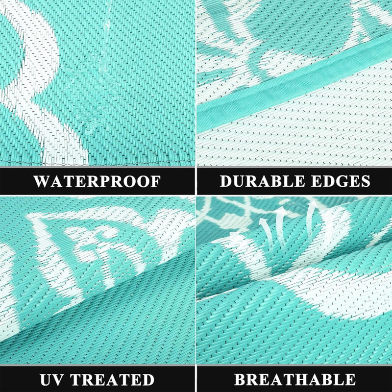 Outdoor Rug, Rectangle 6' x 9'