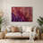 Gradient Abstract 24 Red Metal Wall Art
