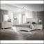 Meuble en bois 1 pièce à 6 tiroirs avec commode latérale contemporaine blanc / beige