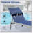 Patio Chaise Lounge Set of 3, Aluminum Pool Lounge Chairs with Side Table, Adjustable Recliner-1829601510