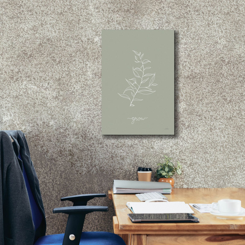 "Epic Graffiti" Delicate Wildflowers 2 "par Katrina Pete, art mural sur toile, H 26 po x l 18 po x P 0,75 po