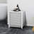 White Laundry Hamper With Lid And Removable Lining, 19.75x14.25x23.5 Inches, Space For Tidy Clothing Basket Inner Sleeve, White, Neat Organization