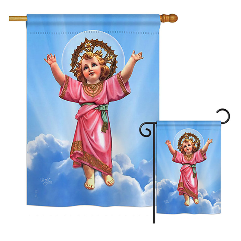 Ensemble de 2 drapeaux en polyester