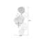 Noir, brun, blanc, forme libre, art mural grès-2143453224-2143453227