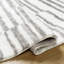 Tapis gris / blanc en polyester tissé à la machine Jayneen-1871400805