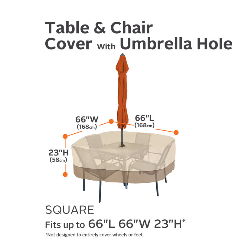Paulding Outdoor Patio Dining Set Cover