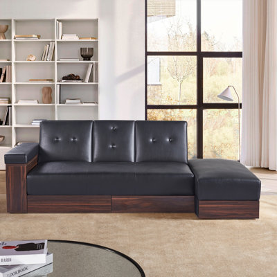 Ireneo 82.3'' Faux Leather Sofa