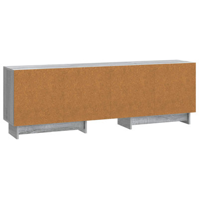 Unfinished TV Stand for TVs up to 65" with Fireplace Included