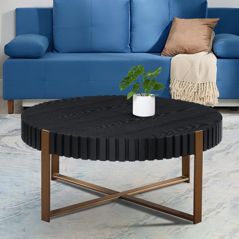 Table basse simple, Noir