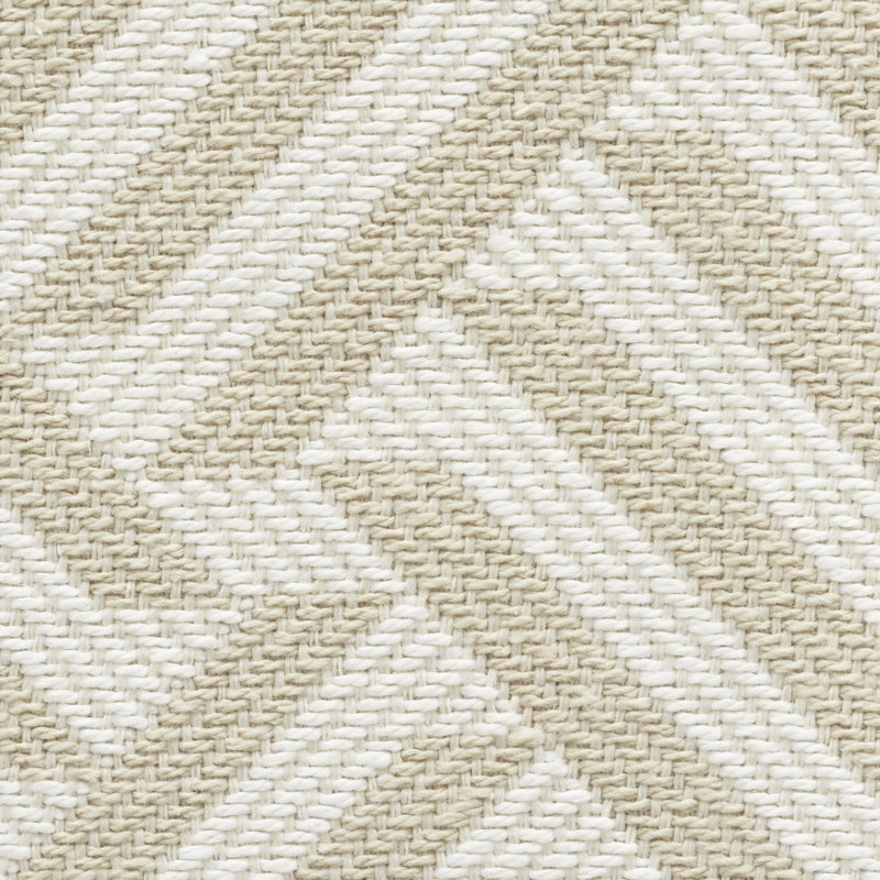 Tissu à hachures croisées, Naturel