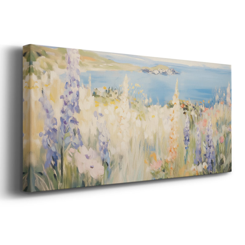 Botanical Series-CCXLVII- Toile tendue avec châssis - Prêt à accrocher, H 12 po x l 30 po
