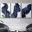«Passing Waves I», ensemble de 3 reproductions sur toiles-97708443-97708444