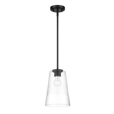 Luminaire suspendu conique 1 lumière Aketza