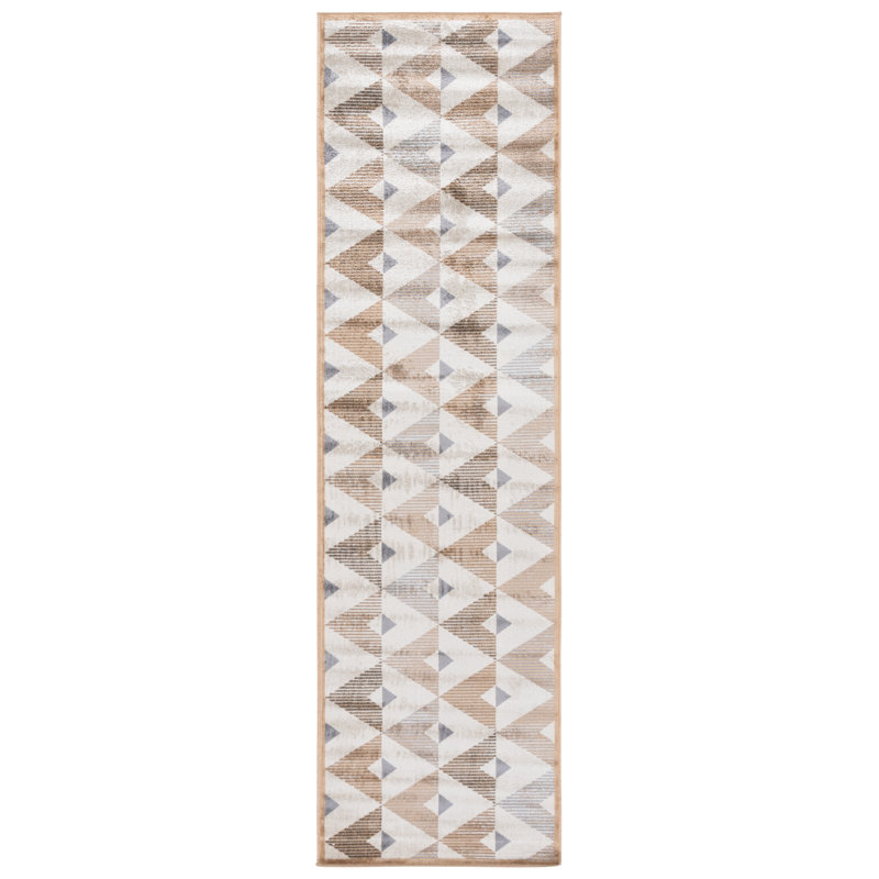 Abida Performance Geometric Rug, Runner 2'2" x 8'