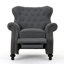 Fauteuil inclinable avec accoudoirs roulés-1794482129