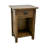 Arts And Crafts Solid Wood End Table with Storage
