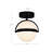 Globo Acrylic LED Semi Flush Mount