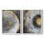 Série ABSTRACT CCxxv - reproduction encadrée de qualité supérieure - prête à être accrochée - aucun clou requis - aucun clou requis-1018286127-1018286124