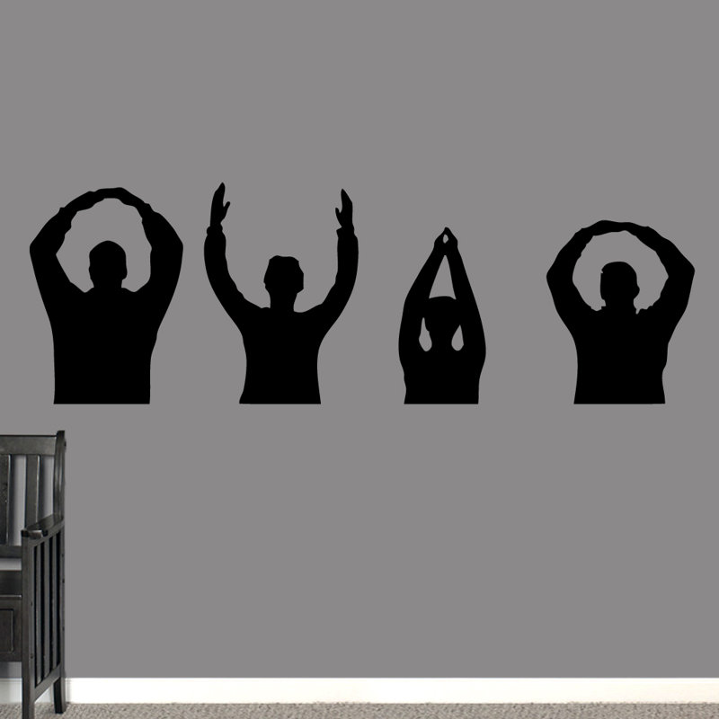 Adhésif décoratif «Ohio People», Noir
