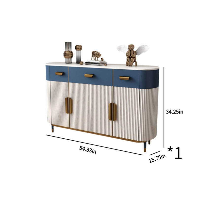 Buffet décoratif italien en bois massif Italian Minimalist