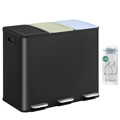 Stainless Steel Kitchen Rubbish Bin